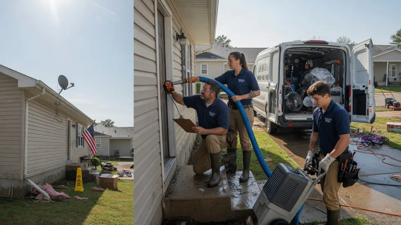 Ceiling Water Damage Restoration in Glenfield, ND near me